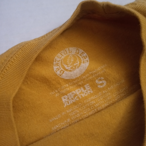 Grateful Dead Yellow Logo Crop Tee 787 - Picture 4 of 7